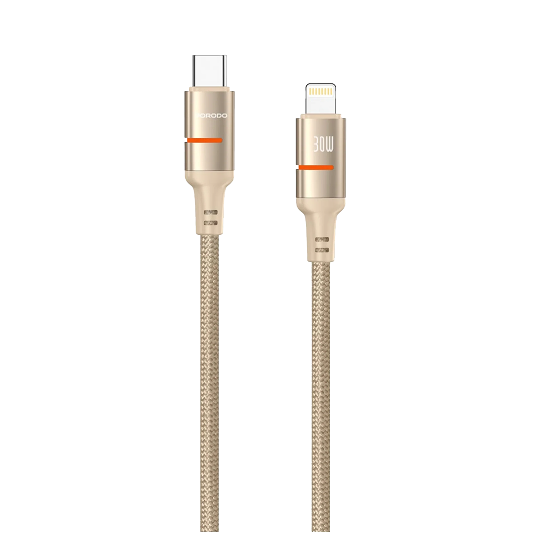 PORODO-CABLE USB-C TO LIGHTNING 1.2M 30W