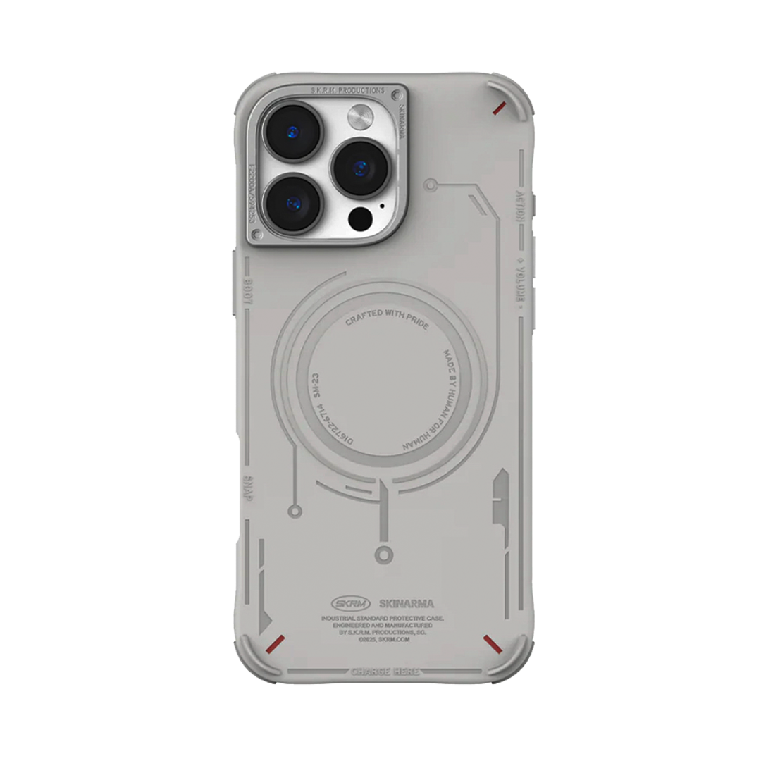 سكين ارما - باك كفر ميشا 16 برو ماكس رصاصي