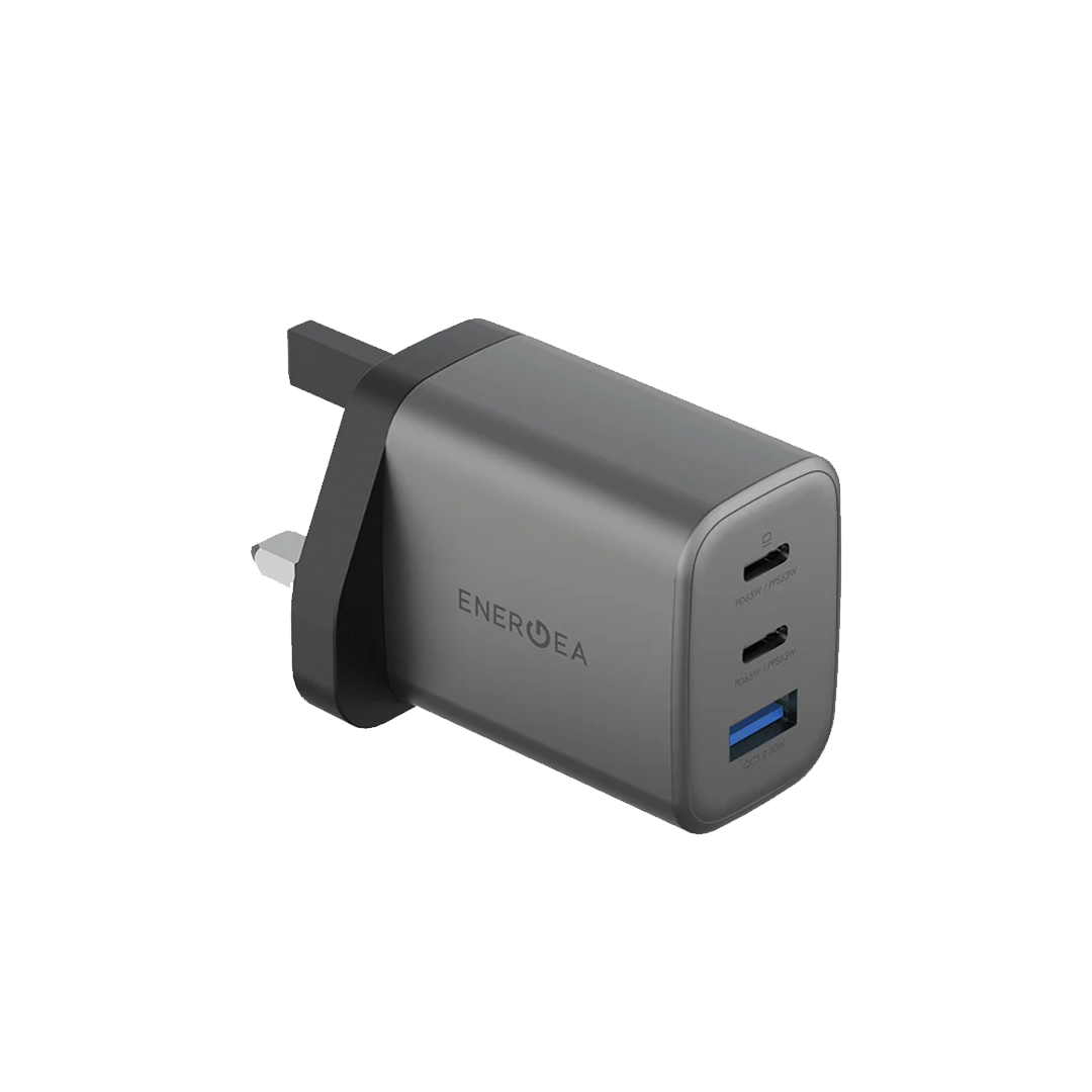 ENERGEA AmpCharge GaN 65W Charger with Dual PD Ports