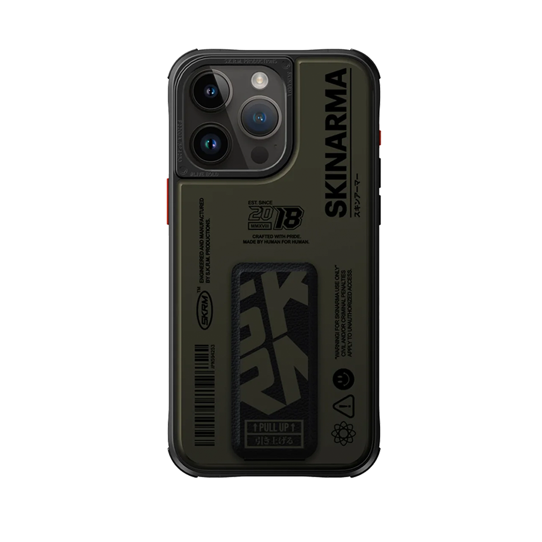 SKINARMA-BACK COVER SPUNK MAGSEAF WITH GRIP 15 PRO