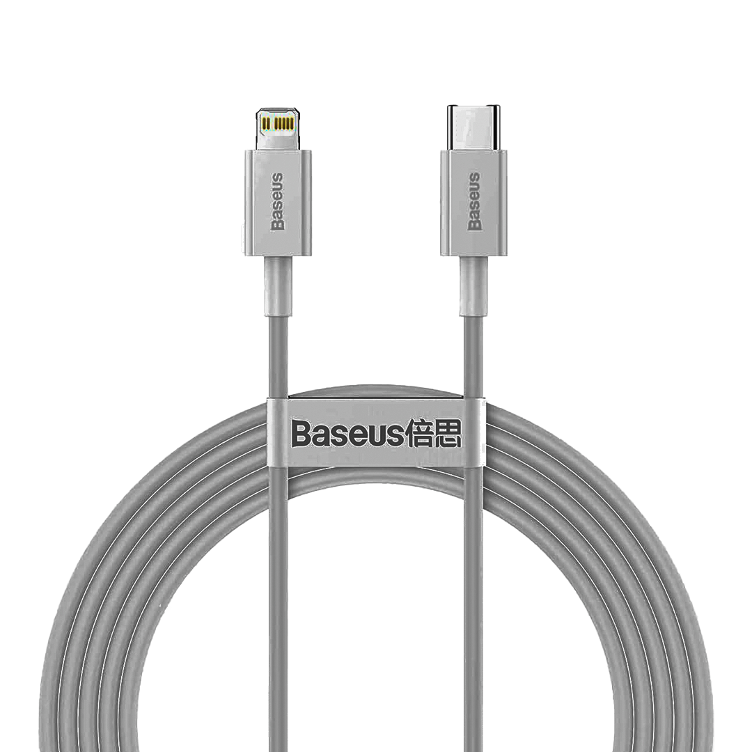 بيسوس-بلك شحن مع كيبل 20واط ابيض