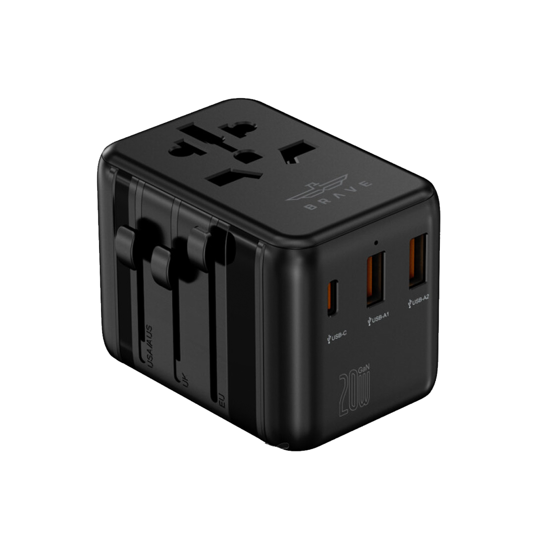 BRAVE- 20W GAN 3 PORT + AC BTC-36