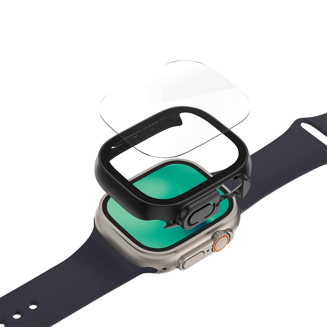 اميزنج ثينج - كفر حماية ساعة 45 اسود شفاف