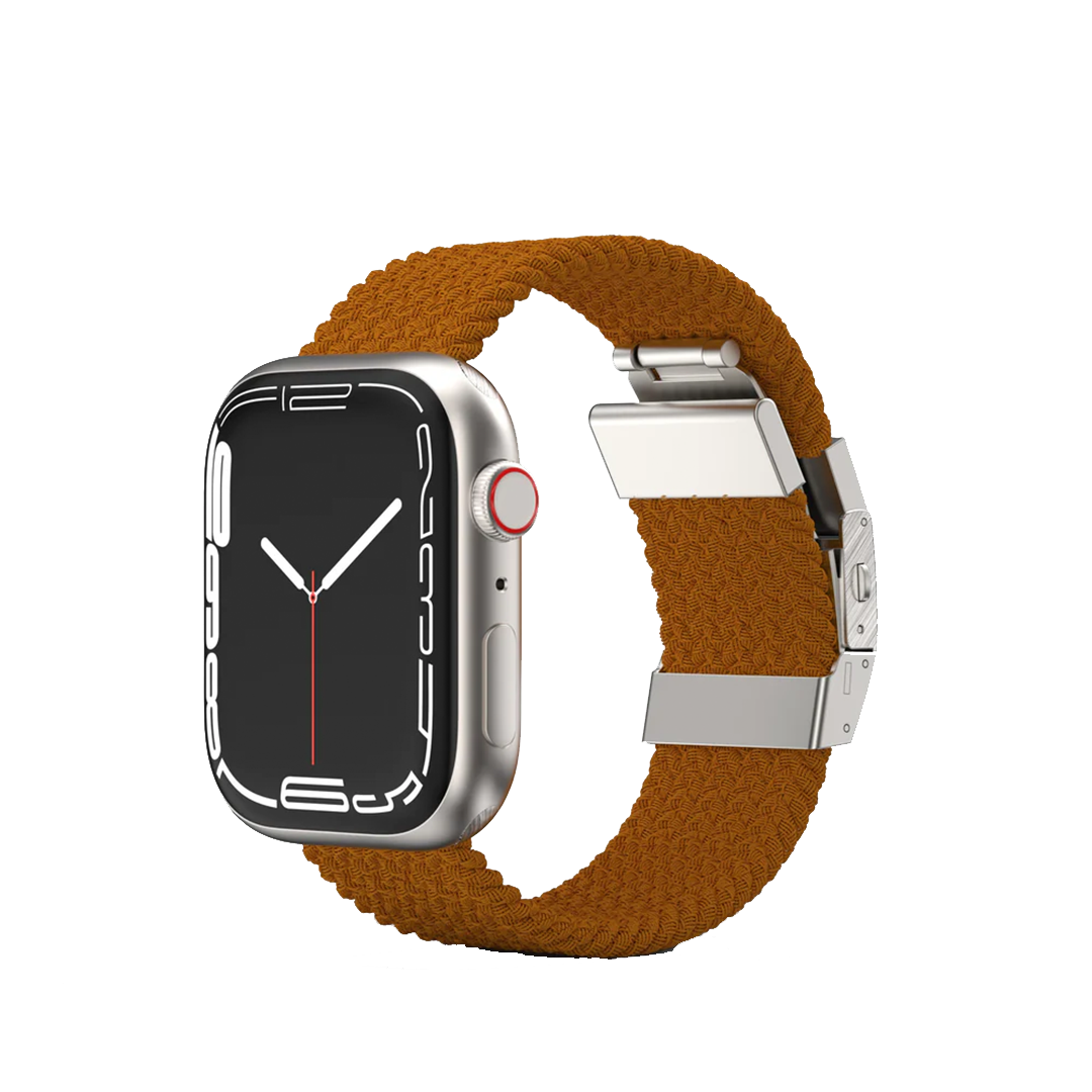 AMAZING THING – Titan Weave Strap for Apple Watch  41 - 40 - 38mm, Brown
