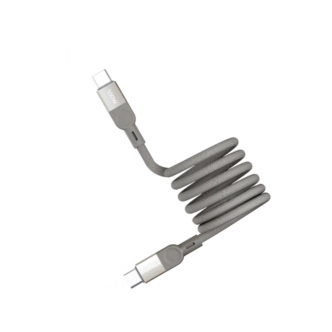 موماكس - كيبل 100واط مغناطيس تايب سيTO تايب سي 1متر