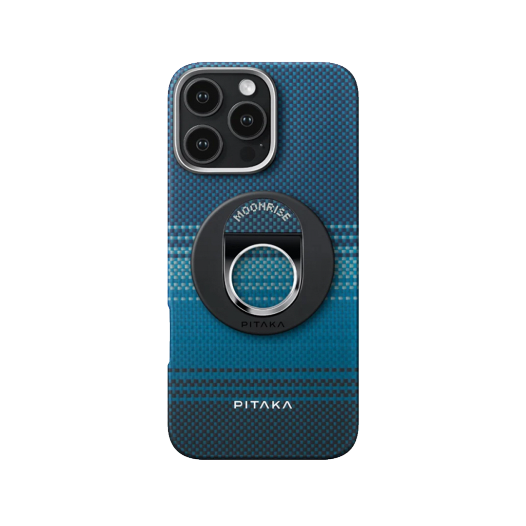 بيتاكا – باك كفر ووفن مع مسكة لهاتف آيفون 16 برو – Moonrise – KI1601MOG