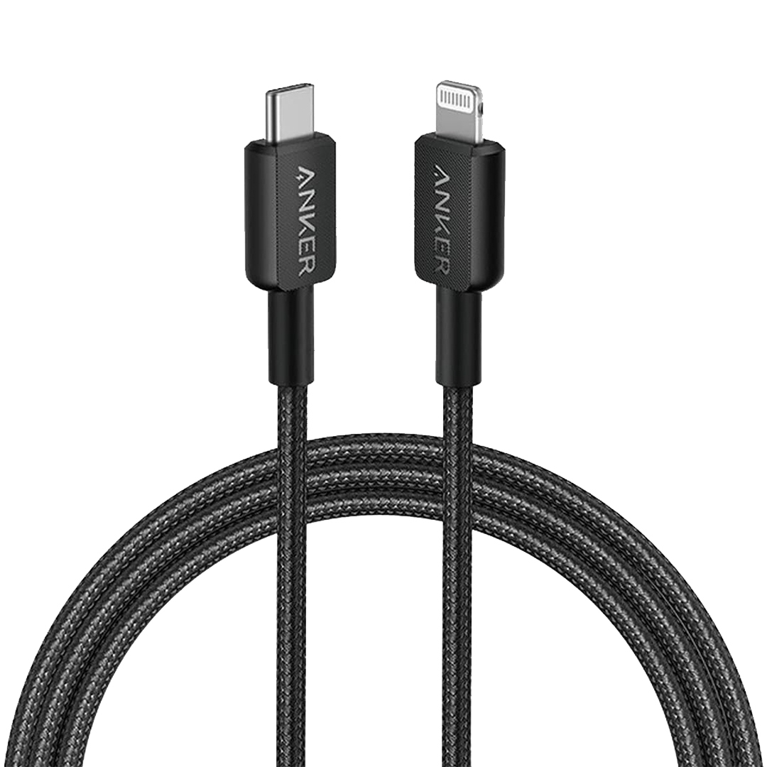ANKER- CABLE USB TO LIGHTNING1.8M BLACK