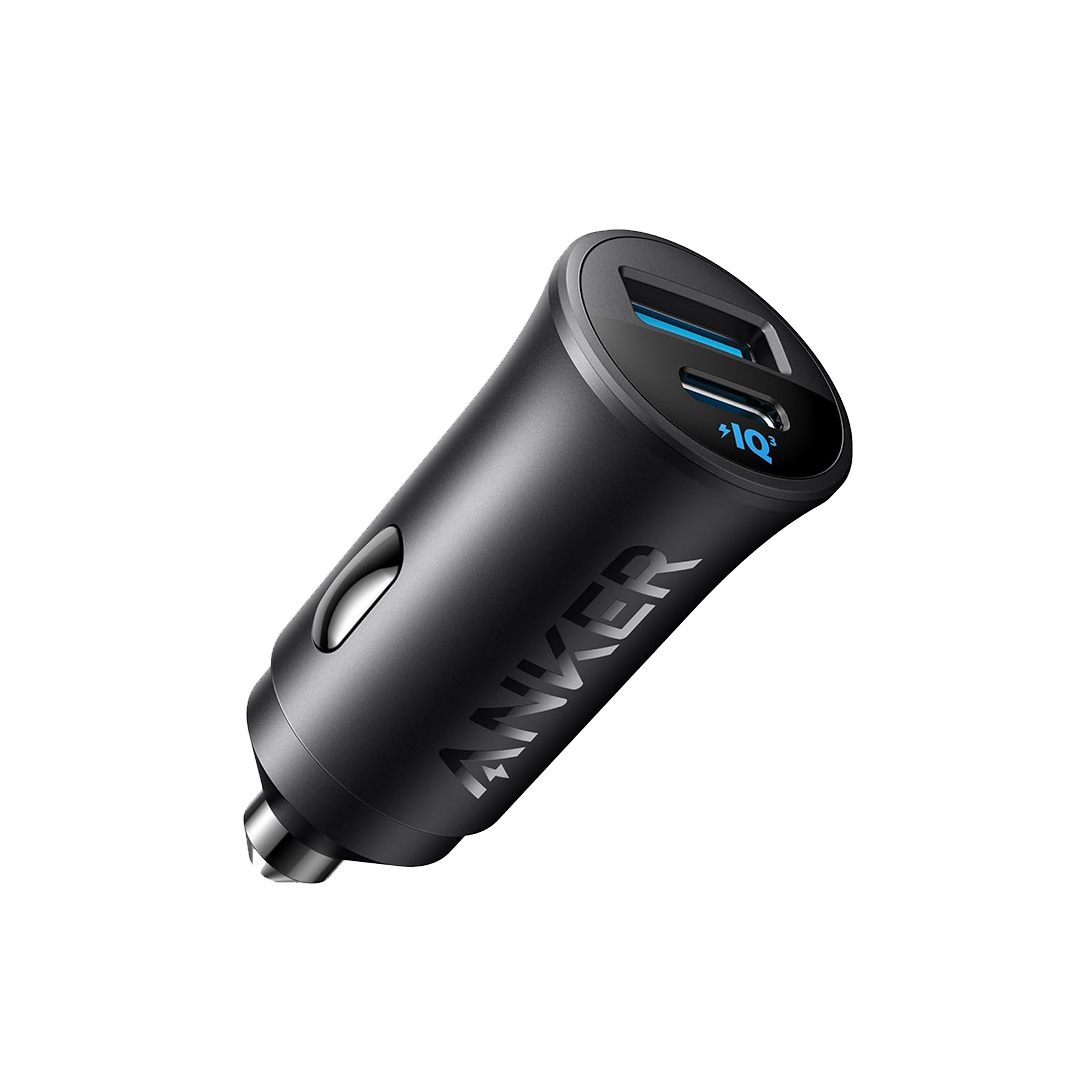 انكر- شاحن سيارة 30واط منفذين