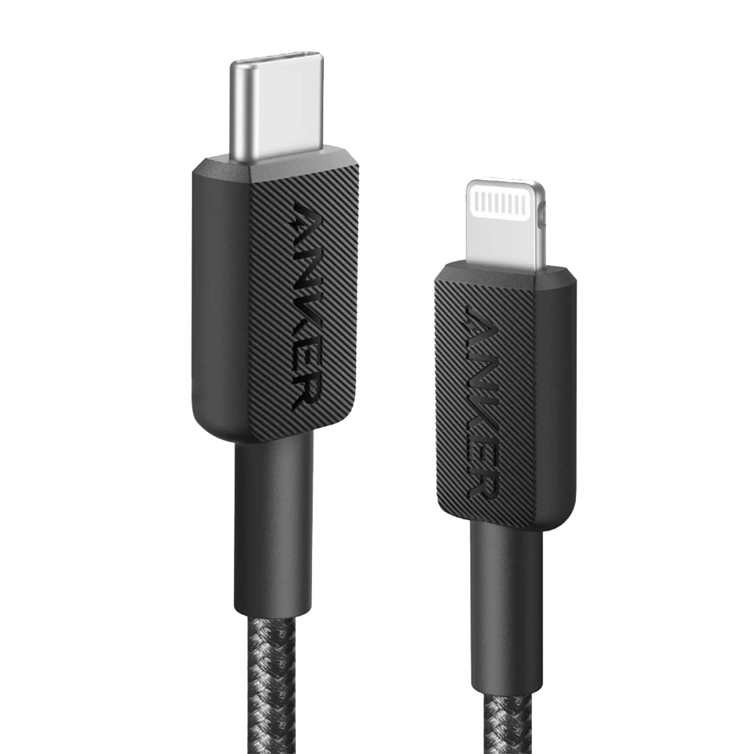انكر- كيبل شحن322 TYBE-C TO LIGHTING 0.9M اسود