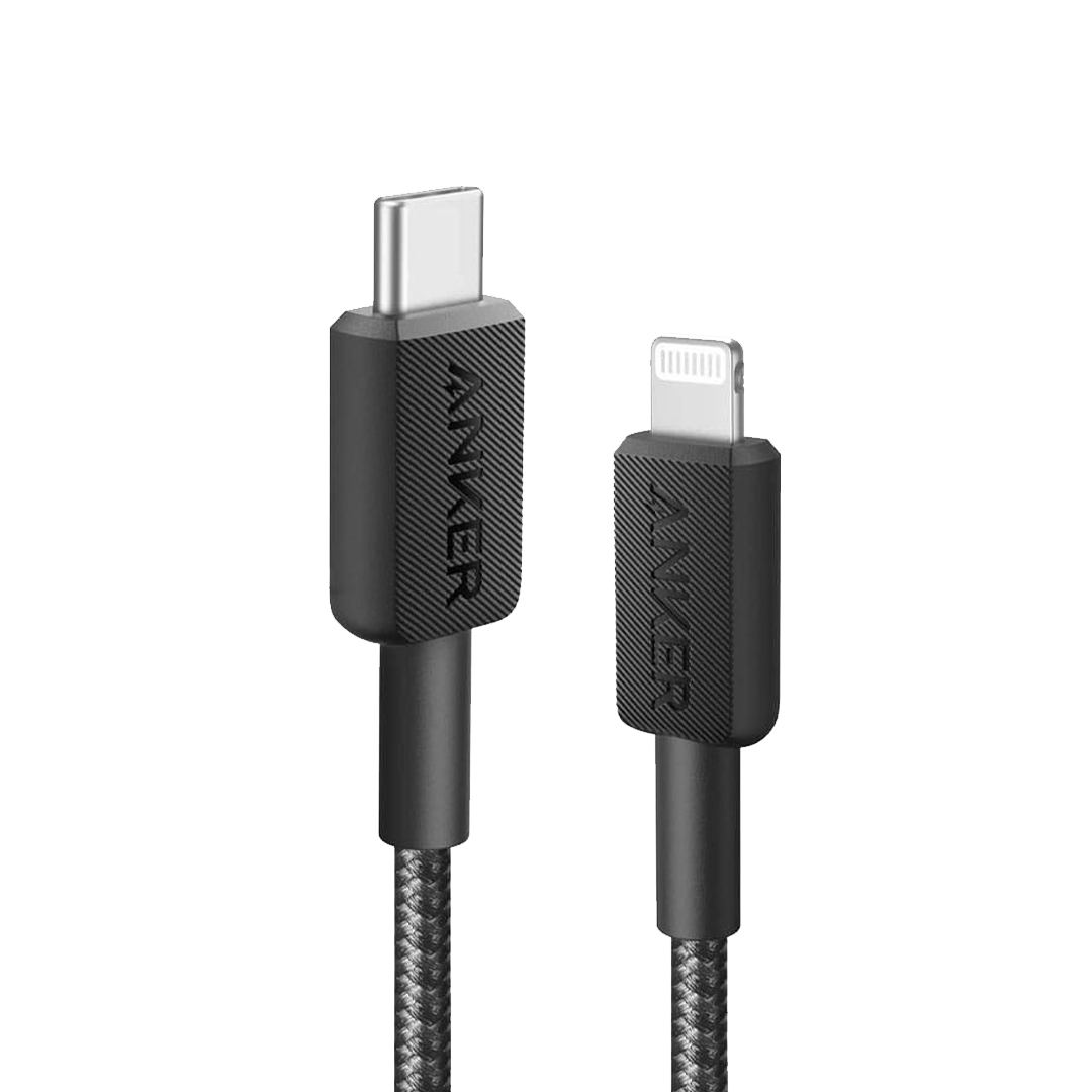 ANKER- CABLE 322 USB-C TO LIGHTNING 1.8M BLACK