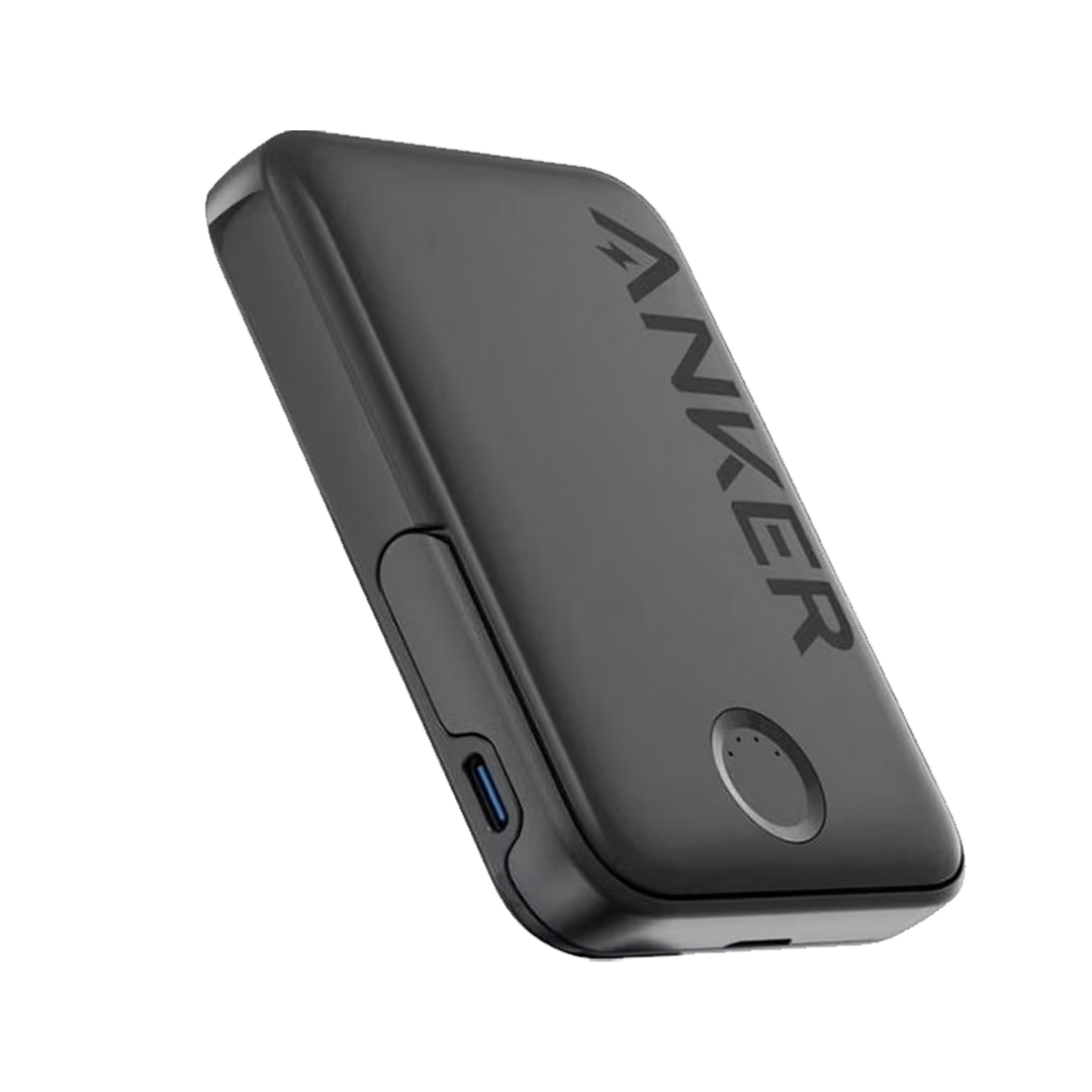 أنكر – باور بانك MagGo بسعة 5,000 مللي أمبير وقوة 7.5 واط أسود