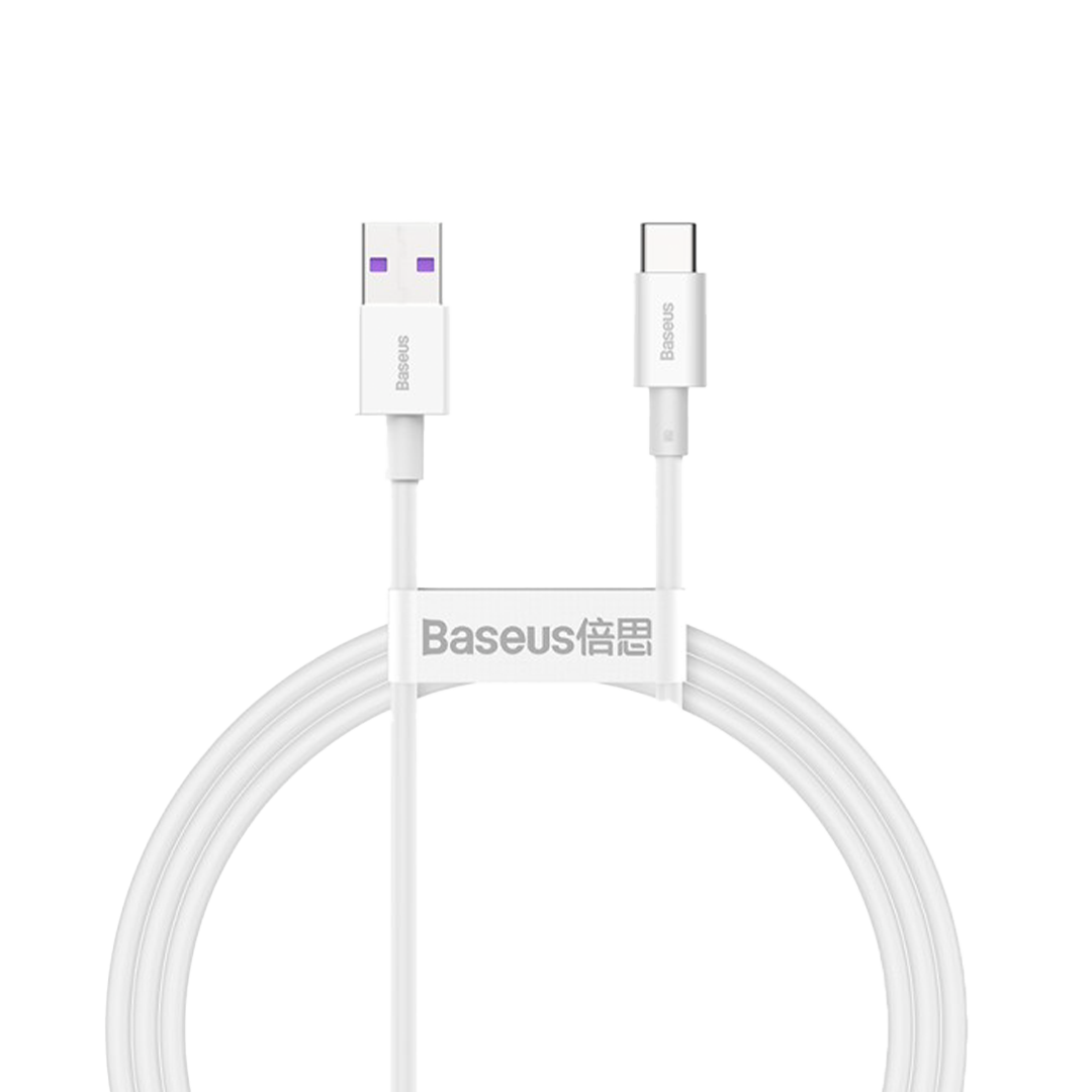 بيسوس-كيبل شحن متمدد 20 واط تايب سي & لايتينغ ابيض