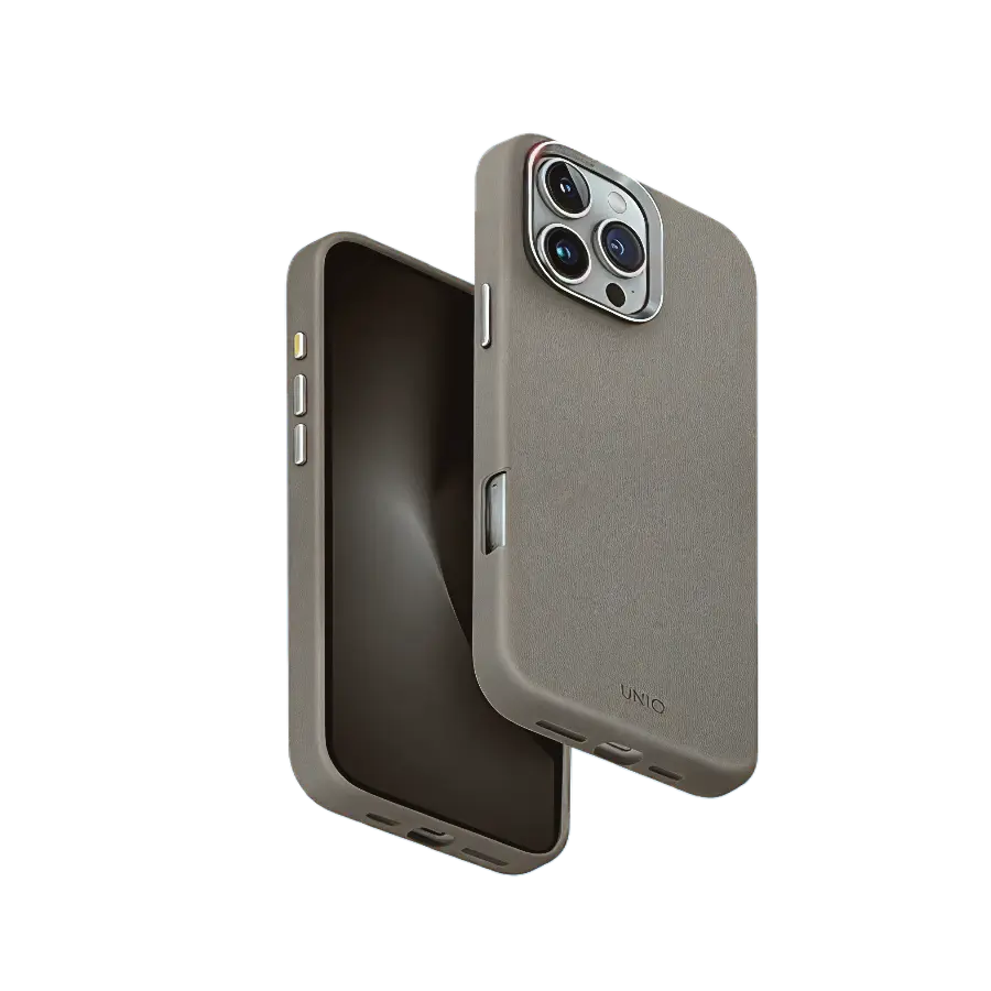 UNIQ-LYDEN BACK COVER LEATHERETTE 16 PRO TITANUOM