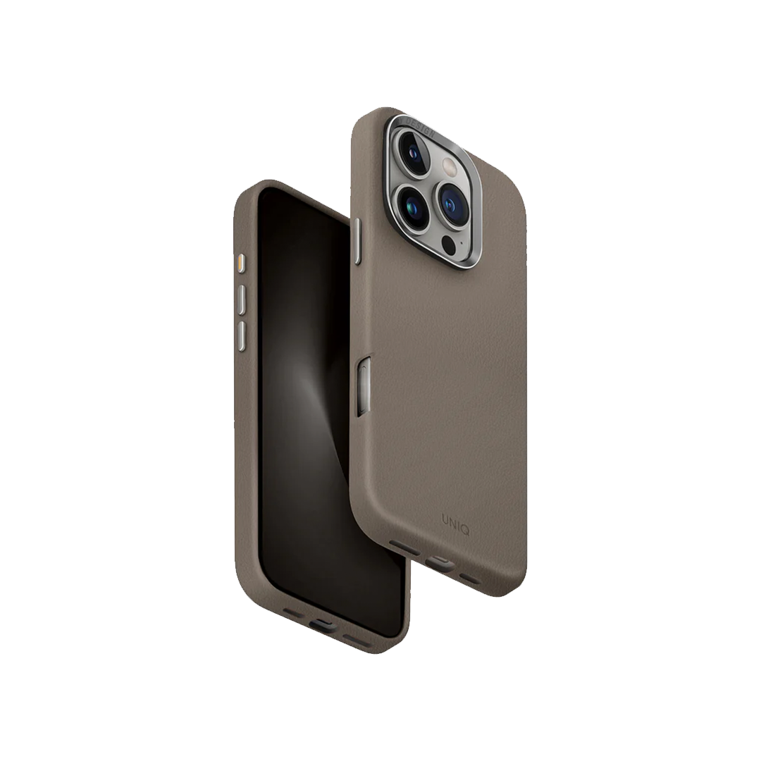 يونيك-باك كفر كومبات شفاف 16 برو ماكس رمادي