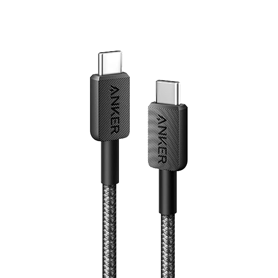 ANKER- CABLE 322 USB-C TO USB-C 60W 1M BLACK