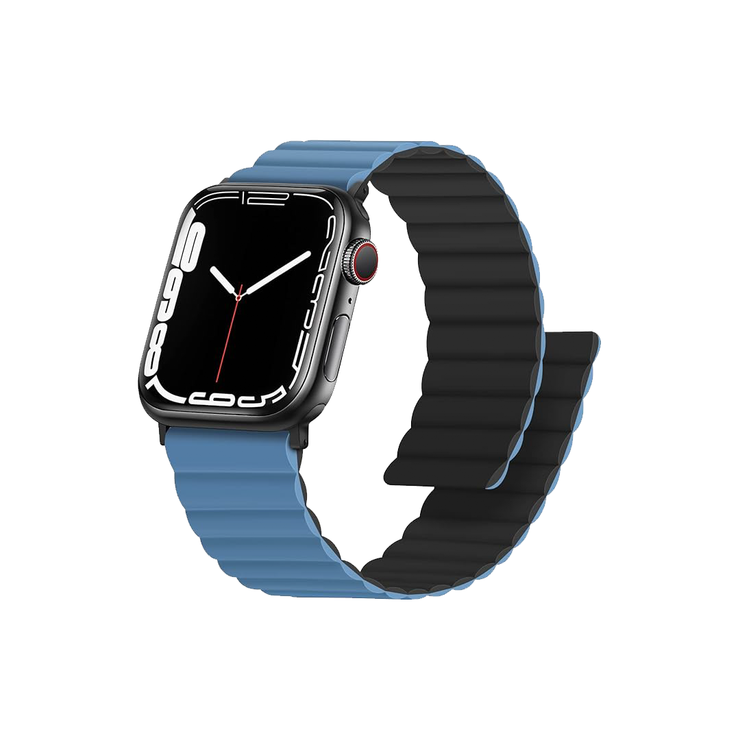AMAZING THING-STRAP WATCH MAGNETIC BLU/BLK 49/45/44/42/38